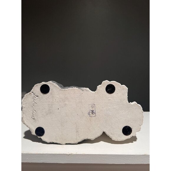 Sandicast Shih Tzu Dog Figurine – Life Size Gray & White Resin Sculpture - Picture 7 of 8